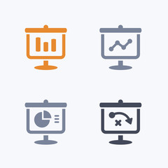 Projector Screens - Carbon IconsA set of 4 professional, pixel-aligned icons designed on a 32x32 pixel grid.