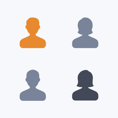 Avatars - Carbon IconsA set of 4 professional, pixel-aligned icons designed on a 32x32 pixel grid.