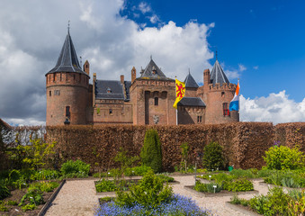 Fototapeta na wymiar Muiderslot castle near Amsterdam - Netherlands