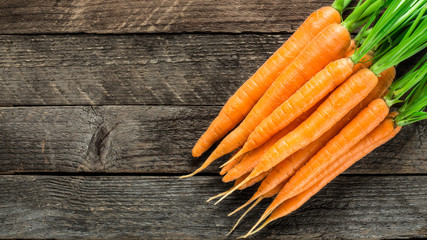 Fresh and sweet carrot