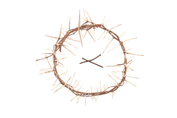 Crown of thorns isolated