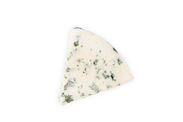 Blue cheese isolated