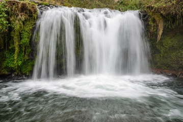 Molinuco Waterfalls at Pita river, Ecuador