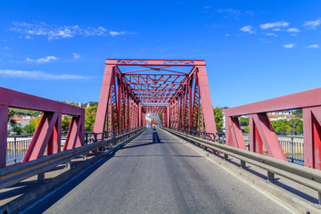 Vista da Ponte de Coruche em Portugal © moedas1