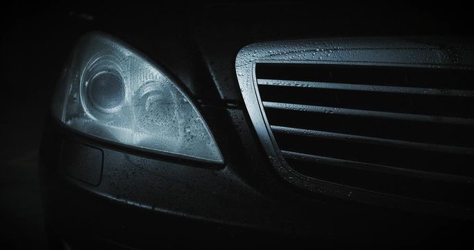 Black Car headlight