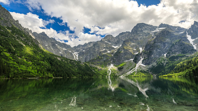 Eye of the Sea (Morskie Oko) lake in Tatra mountains