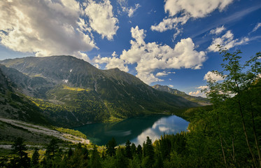 Obraz premium Eye of the Sea (Morskie Oko) lake in Tatra mountains