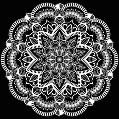 Round indian pattern