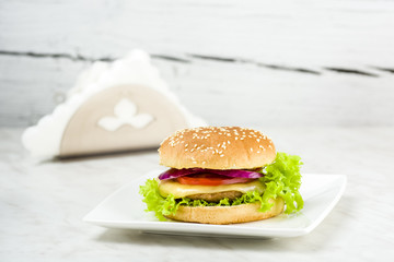 cheeseburger quick and tasty breakfast