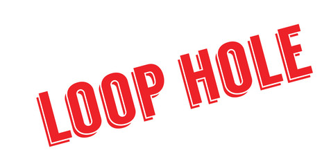 Loop Hole rubber stamp. Grunge design with dust scratches. Effects can be easily removed for a clean, crisp look. Color is easily changed.