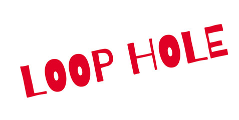 Loop Hole rubber stamp. Grunge design with dust scratches. Effects can be easily removed for a clean, crisp look. Color is easily changed.