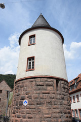 Eckturm am Marstall in Heidelberg