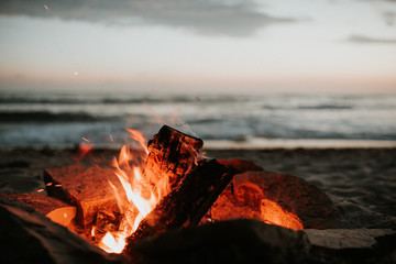 Beach Bonfire
