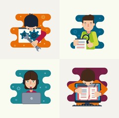 Web and mobile phone services.