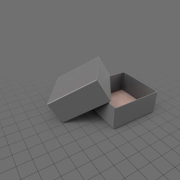 Square box with lid