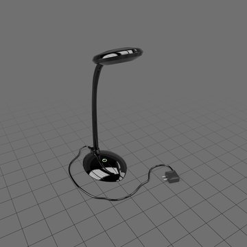 Office lamp with cord
