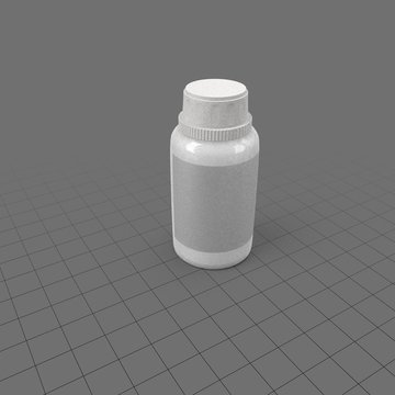 Medicine bottle with lid