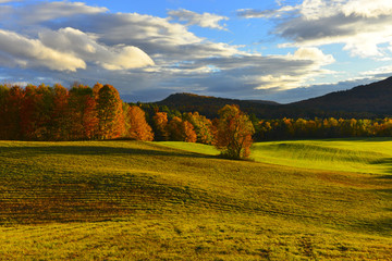 Autumn over a Vermont Meadow