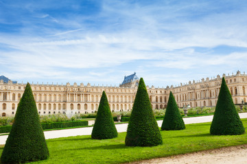Beautiful landscape of Versailles Gardens, Paris