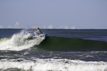 Fototapeta premium A beautiful day to ride some waves