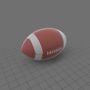 Football with wide stripe