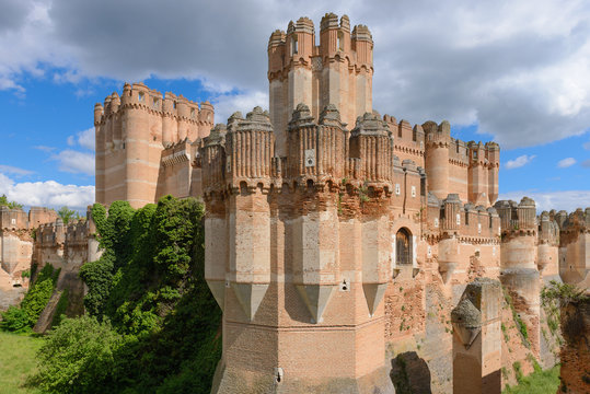 Coca Castle, Segovia Province, Spain