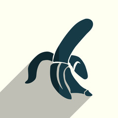 Fruit flat icons with of shadow. Vector illustration