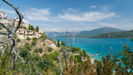 Sainte Croix du Verdon, vue sur le lac