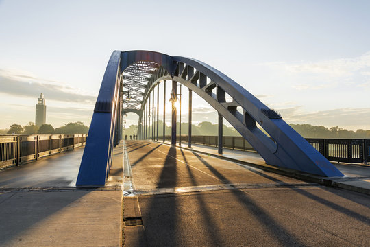 Fototapeta Sternbrücke Magdeburg
