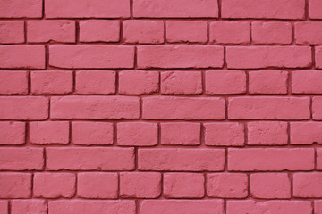 Texture red brick wall