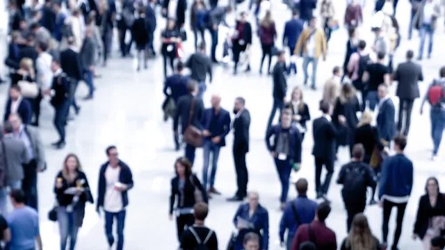 trade fair visitors