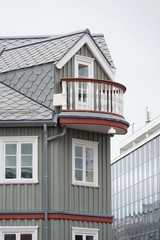 Reykjavik / Island &ndash; alte H&auml;user und Hauseing&auml;nge