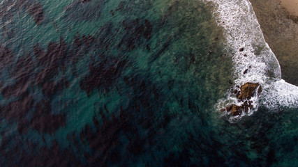 Aerial Leo Carillo Malibu Surf