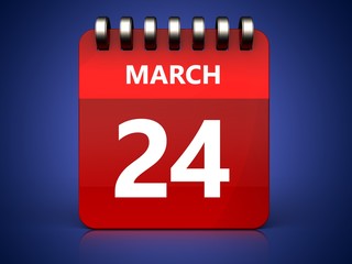 3d 24 march calendar