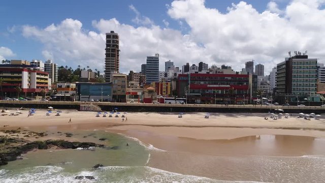 Barra Beach in Salvador, Bahia, Brazil