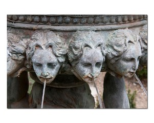 FACES IN FOUNTAIN