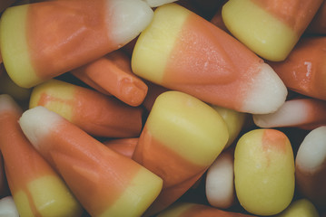 Vintage Candy Corn Closeup