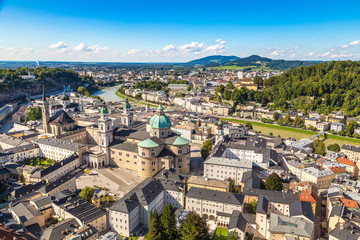 Panoramic view of Salzburg