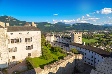 Fototapeta na wymiar Salzburg fortress Hohensalzburg