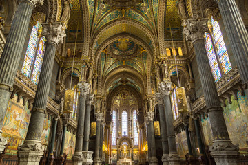 Notre Dame de Fourviere in Lyon