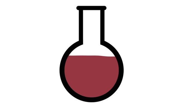 magic science potion graphic red