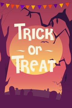 Trick or Treat Halloween Poster