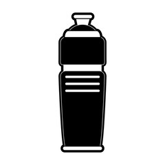 sports bottle icon image vector illustration design  black and white