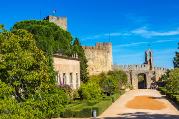 Medieval Templar castle in Tomar