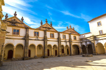 Naklejka premium Medieval Templar castle in Tomar