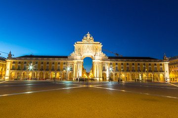 Fototapeta na wymiar Commerce Square in Lisbon