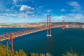 25th of April Bridge in Lisbon