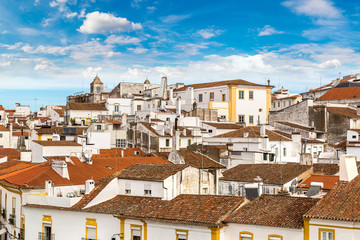 Cityscape of Evora, Portugal
