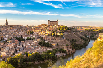 Fototapeta na wymiar Cityscape of Toledo, Spain