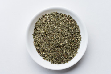 Dried Catnip in a Bowl